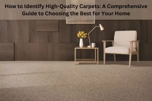 Read more about the article How to Identify High-Quality Carpets: A Comprehensive Guide to Choosing the Best for Your Home